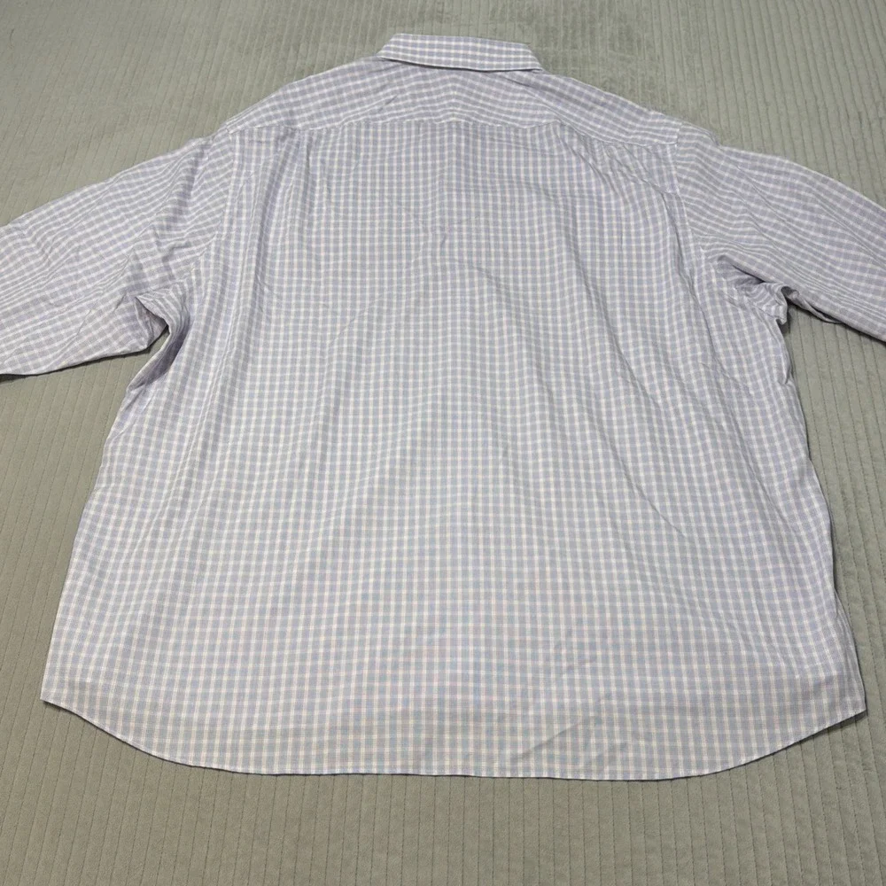 Charles Tyrwhitt Blue pink plaid Dress Shirt – Size 20/37 (51cm/94cm) cotton